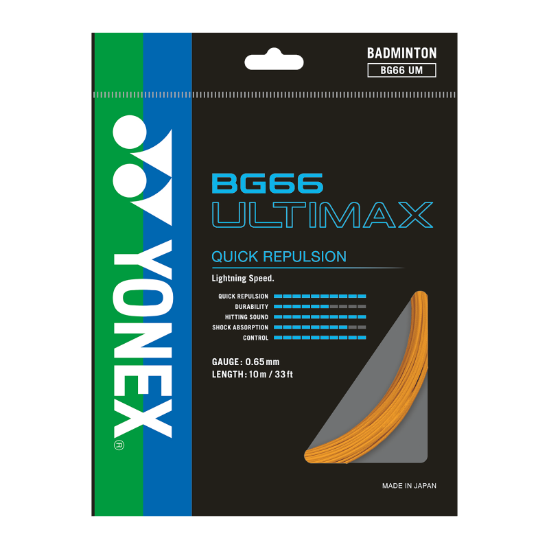 Yonex BG 66 Ultimax Badminton String - 10m