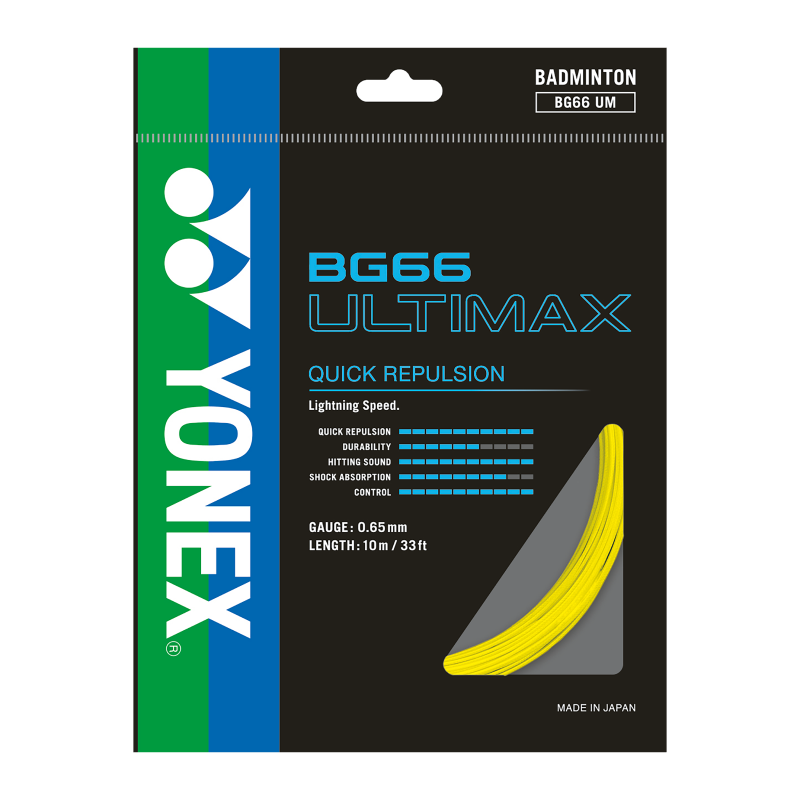 Yonex BG 66 Ultimax Badminton String - 10m