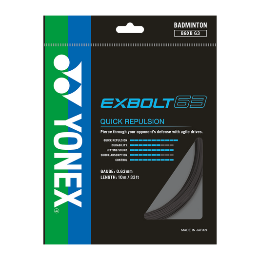 Yonex Exbolt 63 Badminton String - 10m