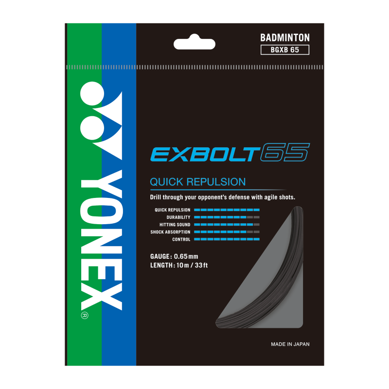 Yonex Exbolt 65 Badminton String - 10m