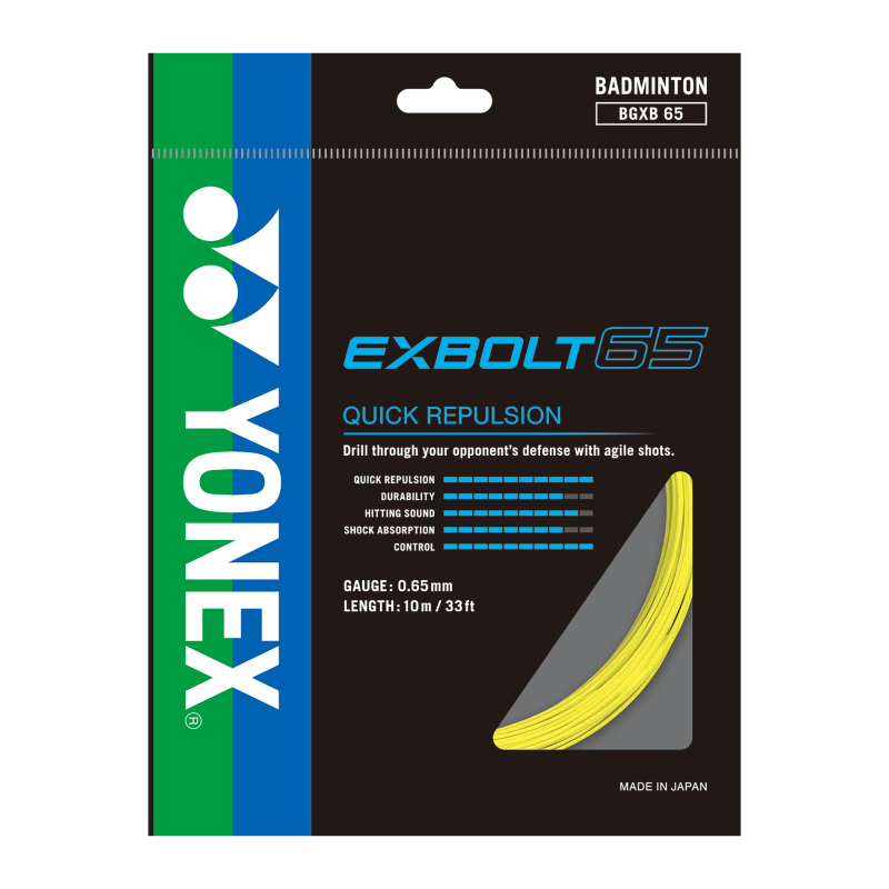 Yonex Exbolt 65 Badminton String - 10m