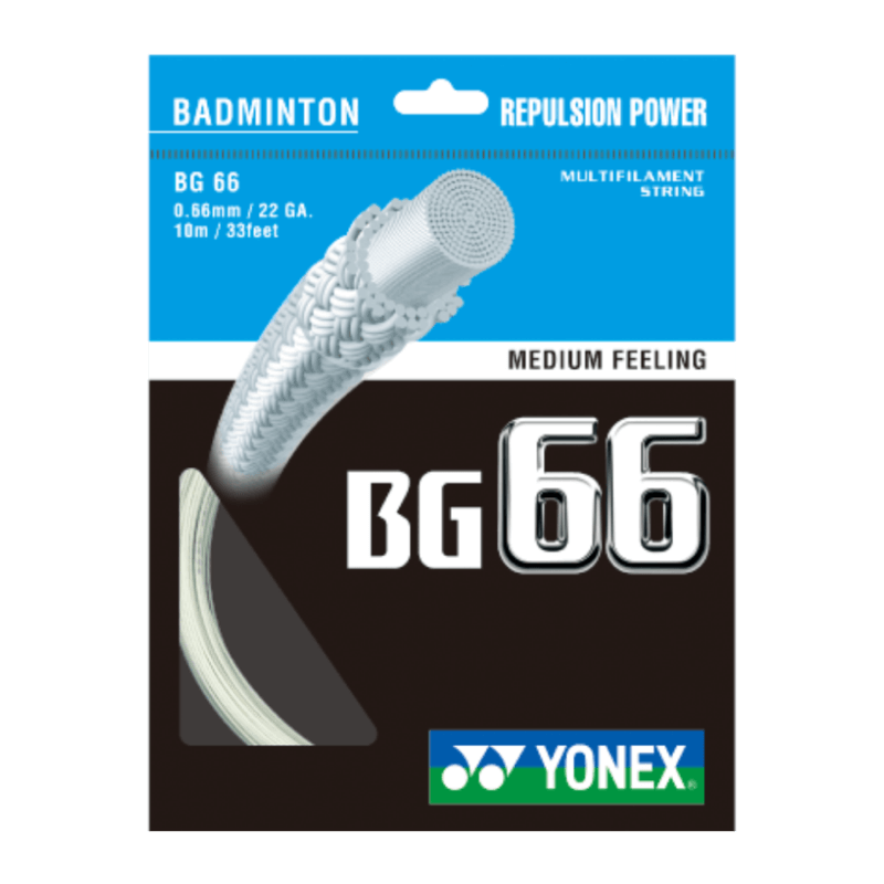 Yonex BG 66 Badminton String - 10m