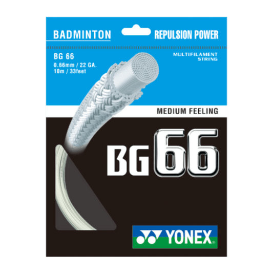 Yonex BG 66 Badminton String - 10m
