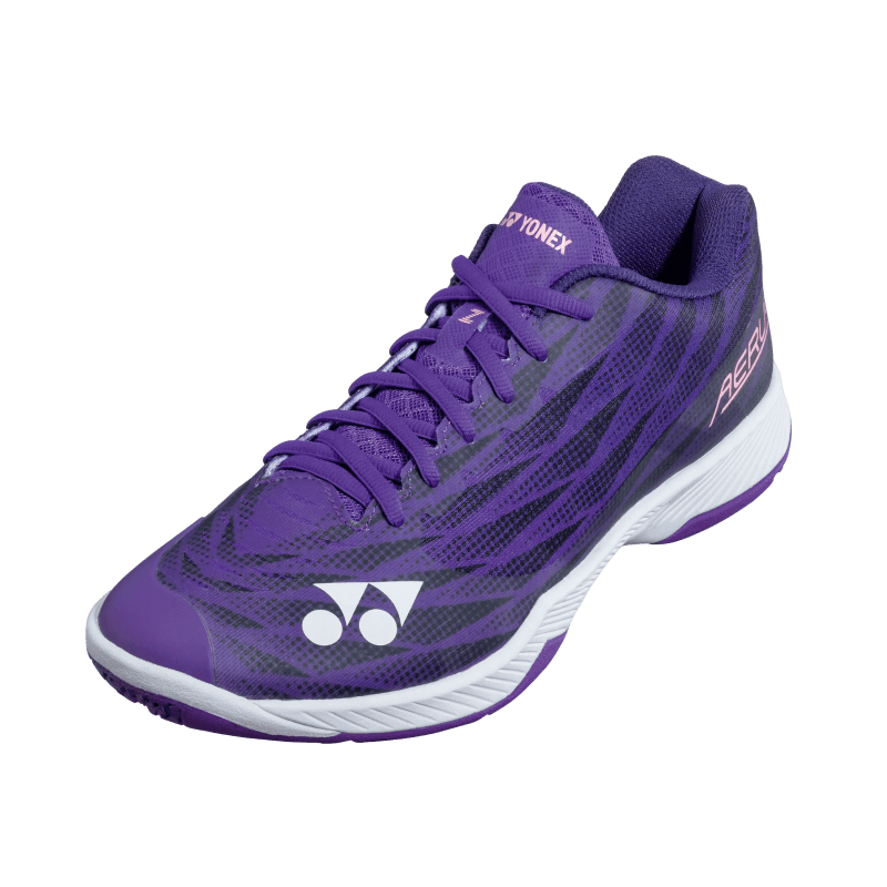 Side View - Yonex Power Cushion Aerus Z Women Grape Badminton Shoes