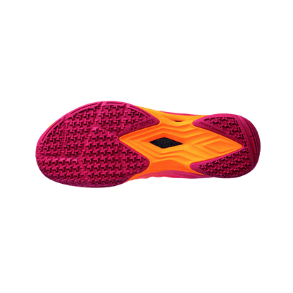 Sole View - Yonex Power Cushion Aerus Z Men Orange/Red Badminton Shoes